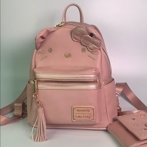 Rosegold Hello Kitty x Loungefly Bag